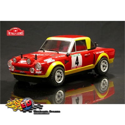 EZ RALLY 1/10 FIAT 124 Abarth RALLY ARTR 2.4GHZ (VERNICIATA) - EZRL126