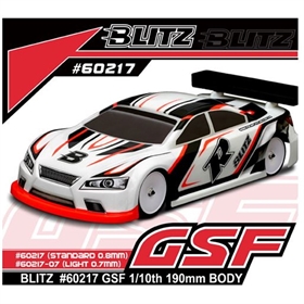 Blitz GSF-II 1/10 190mm Toring Car Body Shell 0,7mm BL6021907_1