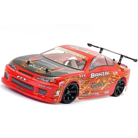 FTX BANZAI 4WD RTR 1/10 Drift Car 2.4ghz Rosso FTX5529
