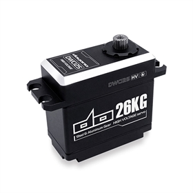 Doyono Rc DWC125 servocomando digitale coreless 26kg 0.14sec. waterproof IP67 DWC125