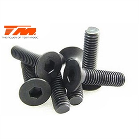 Viti a brugola testa svasata 3x14mm (6) 126314