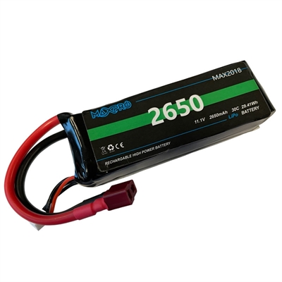 MAXPRO Batteria LiPo 7,4v 2250mha 30C cavetto Deans SOFT CASE - MAX2013