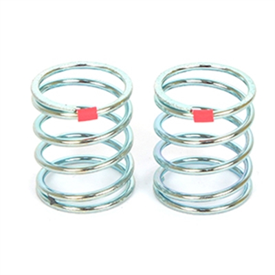 Short Shock Spring Silver Red SG C3.2 (2pcs) 324(gf/mm) 18.2(lb/inch) - R117003