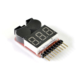 ETRONIX LiPo Alarm 1-8s con display et0239b