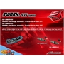 SWorkz Uni-design Aluminium Throttle servo horn 23T squadretta servo gas/freno in alluminio (Sanwa)2 - SW33807923