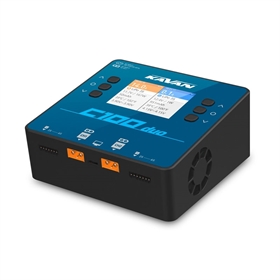 KAVAN C100 Caricabatterie LiPo Dual 2x500w DC/230V. AC KAV341100