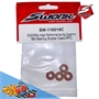S-Workz High Performance Rubber Cover Ball Bearing 5x13x4mm (4) RED LINE - SW116019C
