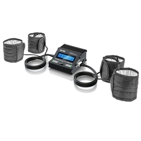 SKYRC RSTW PRO Tyre Warmer scaldagomme con centralina digitale e Termocoperte regolabili con velcro SK600064-08