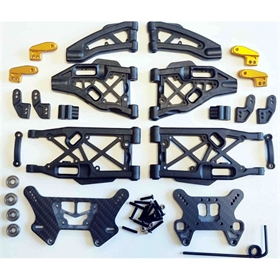 SWORKz S35-GT2 series High Speed Lay Done Shock System with ABS Arm Conversion Kit SW217001_01