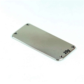 SWORKz Quality Stainless ESC/Receiver Balance Plate (20g) SW362002