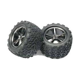 TRAXXAS Gomme Talon su cerchio Gemini Black (2) gommecerchi-talon-su-gemini-black