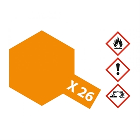 TAMIYA colore acrilico X-26 Clear Orange 10ml 81526a