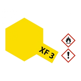 TAMIYA colore acrilico XF-3 Flat Yellow 10ml 81702