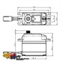 SAVOX SV-1272SG HV Digital Servo 30kg 0,10sec, 7,4V, 63gr2 - SV1272SG