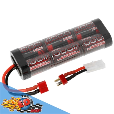 Robitronic Stick Pack NiMh 7.2v 4000mha con spinetta Tamiya & T-plug - SC4000T