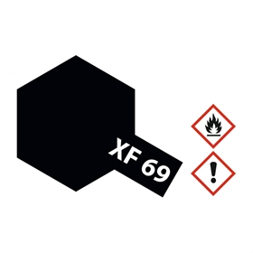 TAMIYA colore acrilico XF-69 NATO Black 10ml TC81769