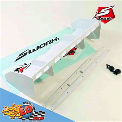 SWORKz 1/8 Off Road Pro-Speed 2.0 Race Wing (WH)(Pre-Holes) - SW228013WH
