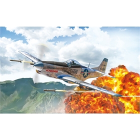 ITALERI Aereo North American F-51D Mustang Korean War 1/72 IT1452
