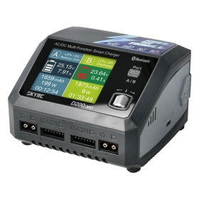 SKYRC D200 Neo Caricabatterie 2 Uscite 20A. 200W AC/DC 1-6S skyrc-d200-neo-sk100196-01-pic1_0023
