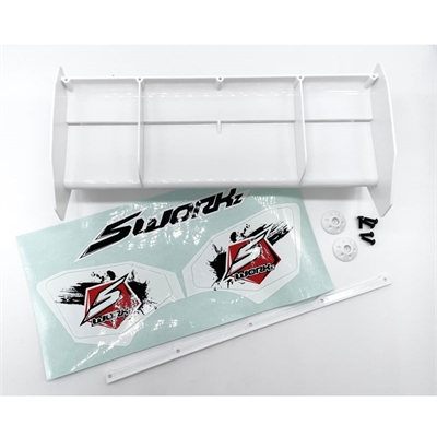SWORKz 1/8 Off Road Formula 2.0 Race Wing White (WH) - SW228008WH