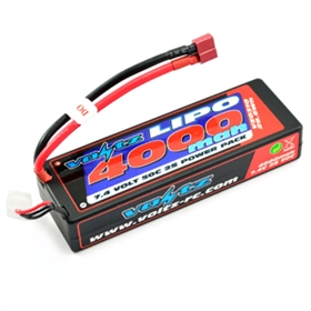 VOLTZ batteria LiPo 4000mah 2S 7.4V 50C Hardcase T-Plug vz0304