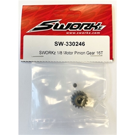 SWORKz pignone 16T M1 5mm in acciaio sw330246