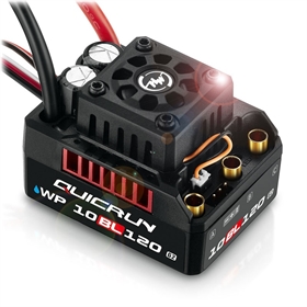 Hobbywing QUICRUN WP10BL120 G2 120A. 2-4s Regolatore brushless 120A sensorless waterproof HW30107200