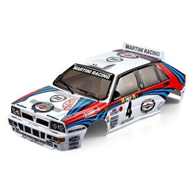 KillerBody Carrozzeria Lancia Delta Integrale Rally Martini con decals e accessori 190mm KB48248