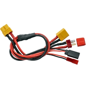 Cavetto x caricabatterie XT60 Multi Connettore XT60-TPlug-BEC-Futaba TK40200