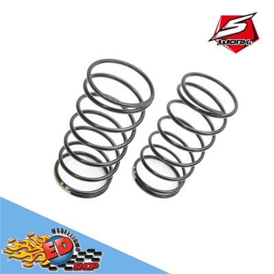 SWORKz S12-2 Black Competition Front Shock Spring (US2-Dot)(38X1.2X7.25)(2) - SWC115187