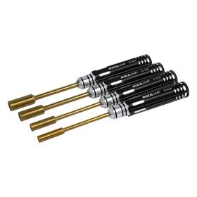 RockAmp Set Cacciaviti a tubo Titan Plated 4.0mm - 5.5mm - 7.0mm - 8.0mm (4) RA50305
