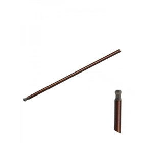 ARROWMAX stelo cacciavite brugola 2.5mm sferico in acciaio 120mm ricambio AM-121120