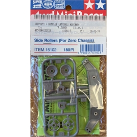TAMIYA MINI 4WD RICAMBI SUPPORTI + ROTELLE LATERALI 15102