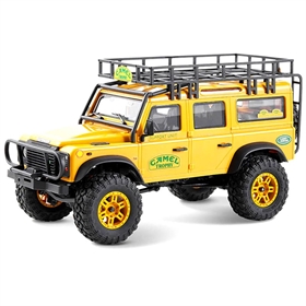 FMS 1/24 Land Rover Defender D110 Camel Trophy RTR Giallo FMS12482