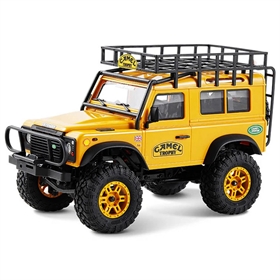 FMS 1/24 Land Rover Defender D90 Camel Trophy RTR Giallo FMS12491