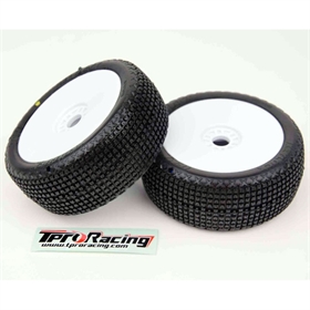 TPRO KEYLOCK SOFT T3 - Coppia Gomme 1/8 Off-Road montate con cerchio e inserti (2) TP330503T3