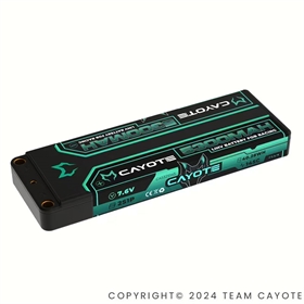 CAYOTE Racing Lipo Battery 5300mha 2S 145C 7.6v CA532S145