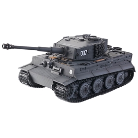 TAIGEN 1:24 TIGER 1 IR Battle Tank Late Version Grigio TG3841-11-L-G-gallery1