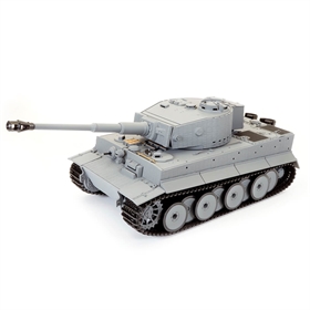TAIGEN 1:24 TIGER 1 IR Battle Tank Late Version GREY (base) TG3848-11-M-gallery1