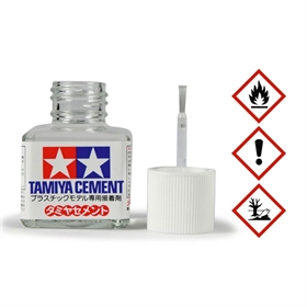 TAMIYA Cement 40ml colla liquida con pennello TA87003
