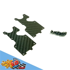 SWORKz S35-4 Pro Composite Carbon Rear lower arm cover 1,5mm (2) S-Workz S35-4 Pro Composite Carbon Rear lower arm cover 1,5mm (2) - SW34002315