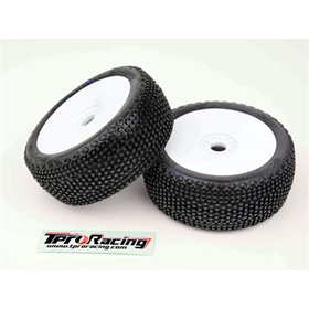 TPRO COUGAR CLAY C3 - Coppia Gomme 1/8 Off-Road montate con cerchio e inserti (2) TP331103C3