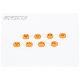 CARTEN Aluminium Spacer 3x6x2mm (8) NBA348