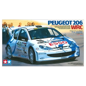 TAMIYA Auto Peugeot 206 WRC 1:24 TA24221-1