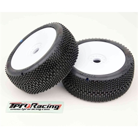 TPRO HARABITE SUPER SOFT C4 CLAY - Coppia Gomme 1/8 Off-Road montate con cerchio e inserti (2) TP330403T4