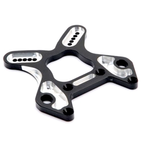 SWORKz S350 BK1 Supporto ammortizzatori anteriore Black Power in ergal 7075 alleggerito S-Workz S350 BK1 Supporto ammortizzatori anteriore Black Power in ergal 7075 alleggerito - SW330414
