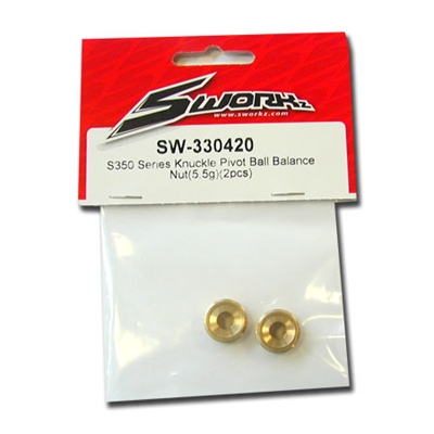 S-Workz S350 Dadi tappo pivot ball pesanti gr.5.5 (2) - SW330420