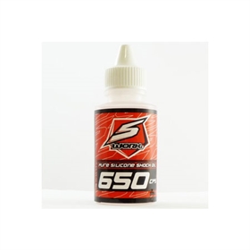 SWORKz Olio silicone per ammortizzatori 650cps - 60cc S-Workz Olio silicone per ammortizzatori 650cps - 60cc - SW410025