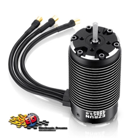 Hobbywing EZRUN 4985SL 1650KV SENSORLESS Motore brushless 4 Poli 1/6 cablato con sensore di temperat Hobbywing EZRUN 4985SL 1650KV SENSORLESS Motore brushless 4 Poli 1/6 cablato con sensore di temperat - HW30402950