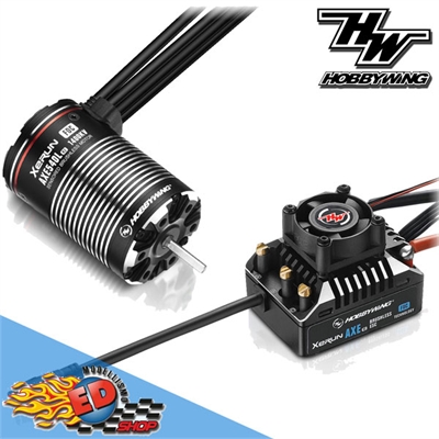 Hobbywing XERUN AXE R2 Brushless ESC + AXE540L R2-1400KV-FOC COMBO System 38020311 - HW38020311